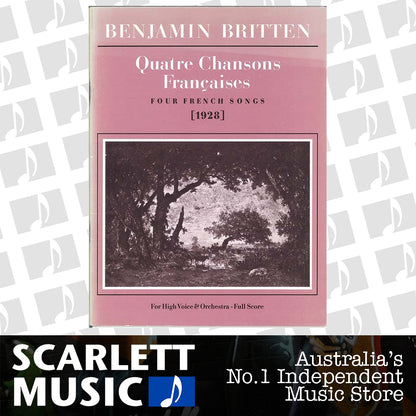 Quatre Chansons Francaises Full Score — view 2