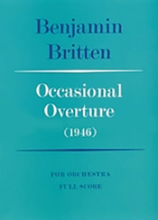 Occasional Overture Full Score