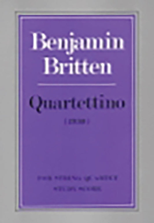 Quartettino String Quartet S/Sc