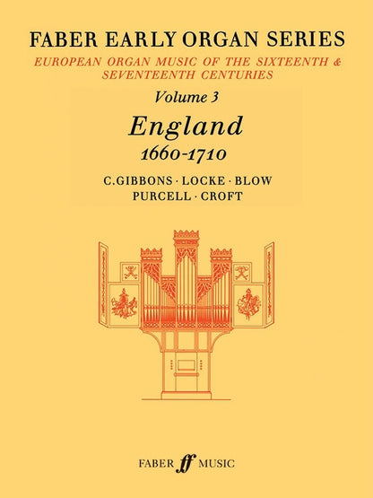 Early Organ Series Book 3 Eng 1660-1710 Ed Dalton