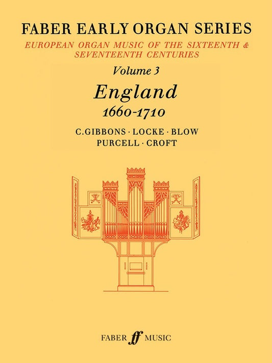 Early Organ Series Book 3 Eng 1660-1710 Ed Dalton