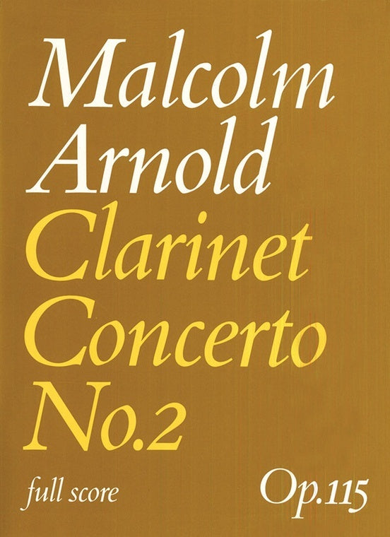 Clarinet Concerto No 2 Full Score