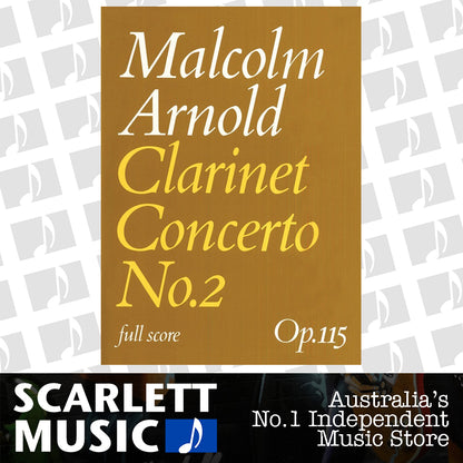 Clarinet Concerto No 2 Full Score — view 2