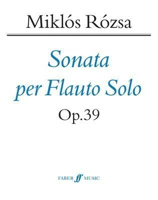 Sonata Op 39 for Flute and Piano Sheet Music