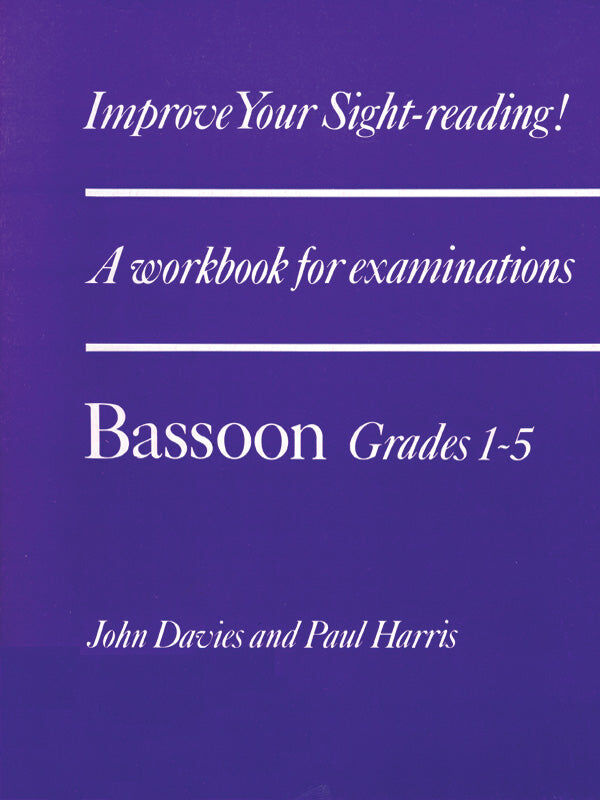 Improve Your Sight-Reading! Bassoon 1-5 by Paul Harris - Bassoon Sheet Music Faber Music