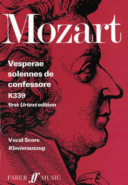 Solemn Vespers Vocal Sheet Music - Urtext Edition K339 by Richard Maunder