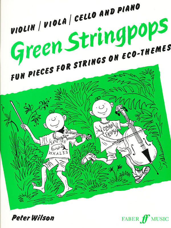 Green Stringpops Score - Wilson - Faber for Young Players in Pop, Rock, Jazz Styles