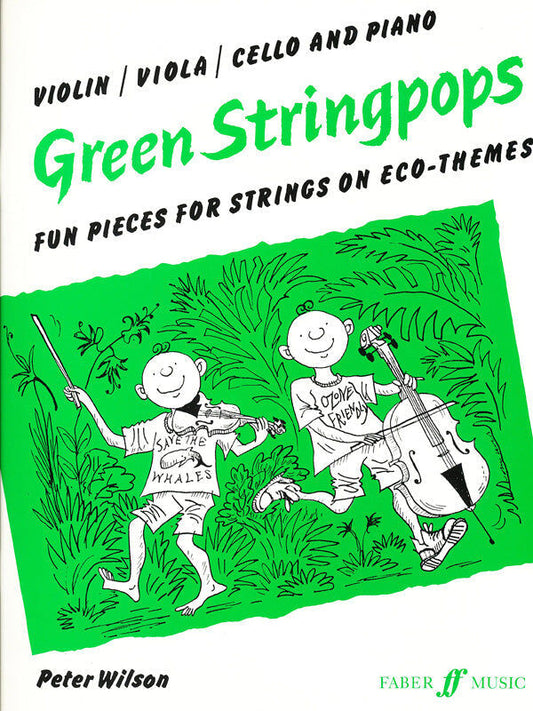 Green Stringpops Score - Wilson - Faber for Young Players in Pop, Rock, Jazz Styles