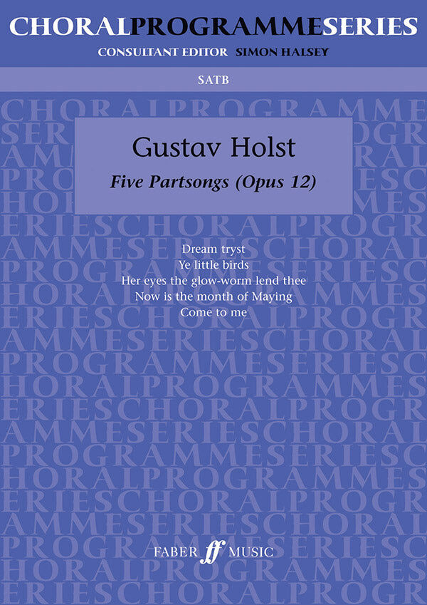 Five Part Songs Op. 12 (SATB) - Faber 0571513255