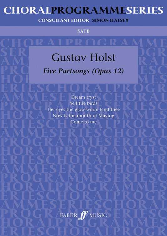 Five Part Songs Op. 12 (SATB) - Faber 0571513255