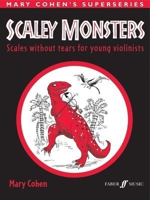 Scaley Monsters Violin Solo Sheet Music for Young Violinists Grades 1-2