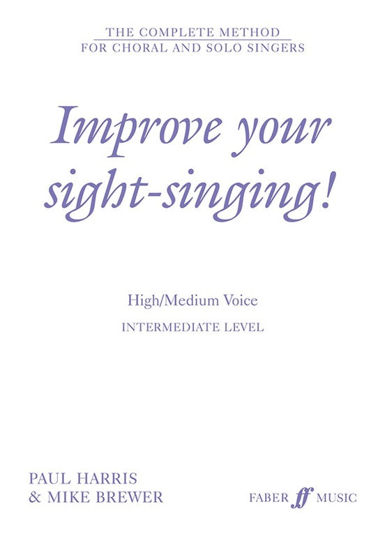 Improve Your Sight Singing Inter Med/High