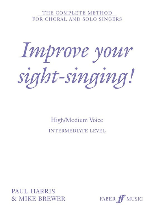 Improve Your Sight Singing Inter Med/High