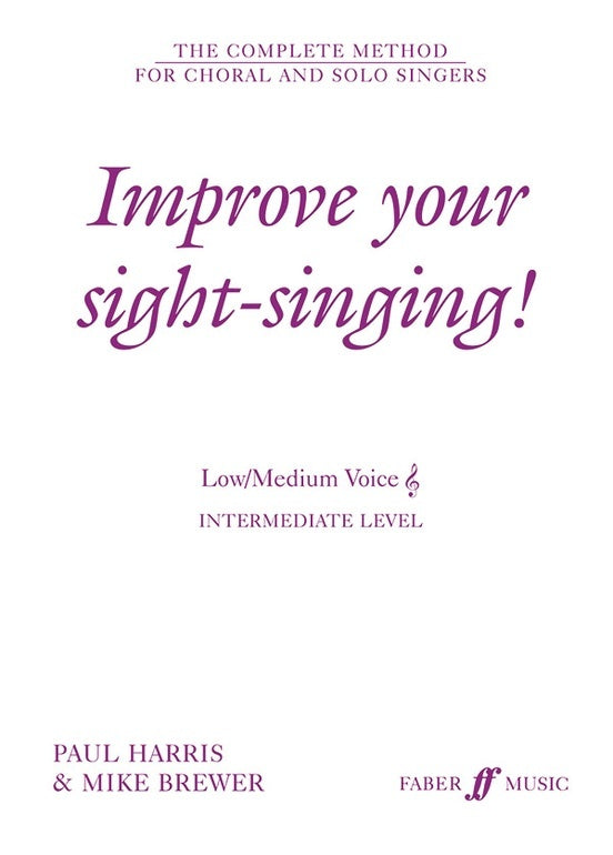 Improve Your Sight Singing Inter Low/Med Tc