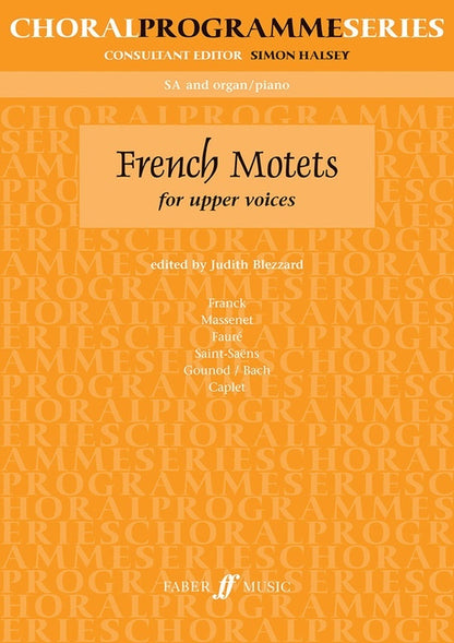 French Motets For Upper Voices SSA/Piano Ed Blezzard
