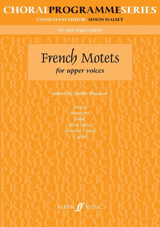 French Motets For Upper Voices SSA/Piano Ed Blezzard