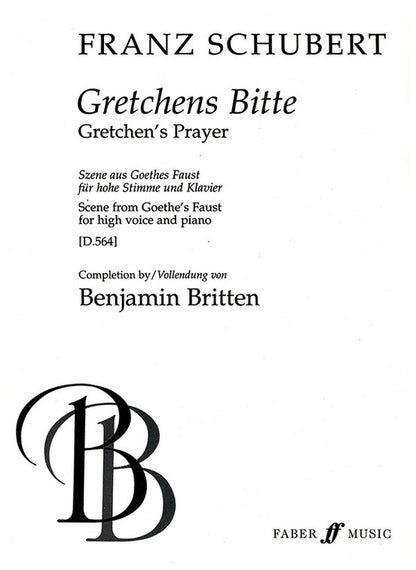 Gretchens Bitte High Voice/Piano Arr Britten