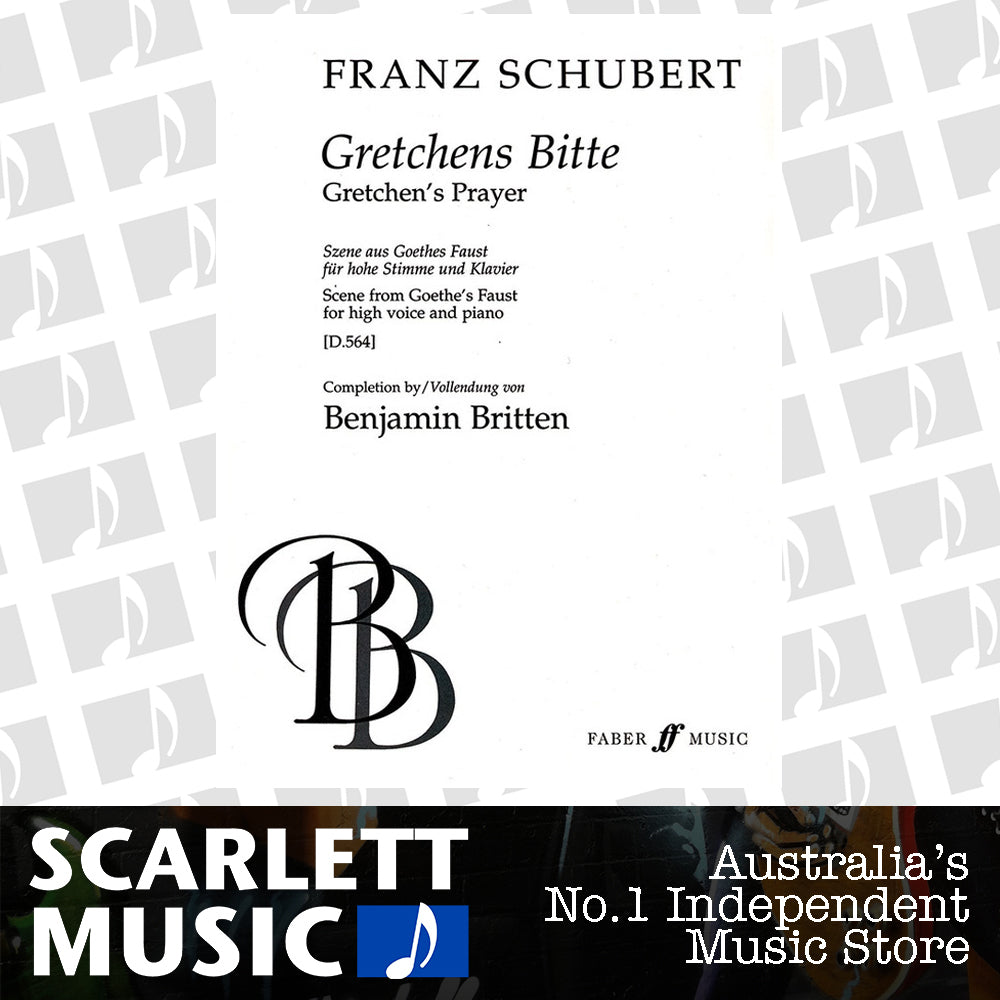 Gretchens Bitte High Voice/Piano Arr Britten — view 2