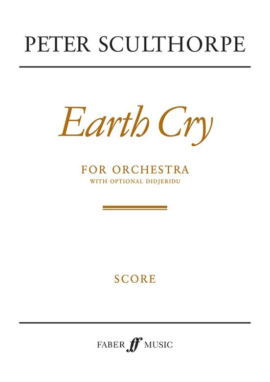 Earth Cry For Orchestra Full Score