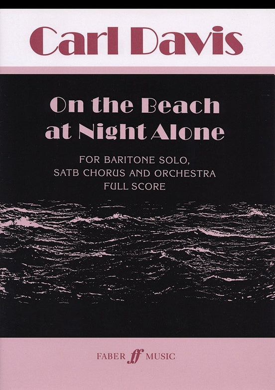 On The Beach At Night Alone Baritone/SATB/Orch