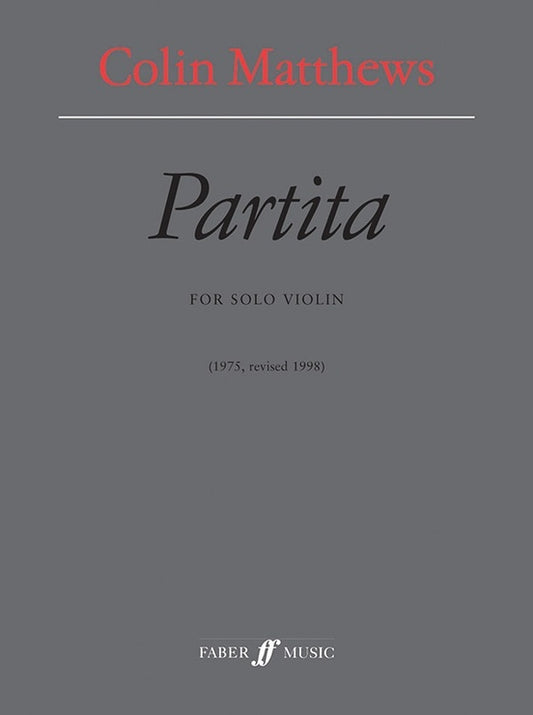 Partita Solo Violin