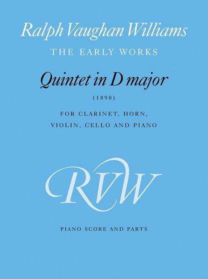 Quintet In D Piano/Winds Score/Parts