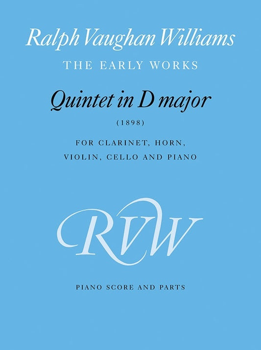 Quintet In D Piano/Winds Score/Parts