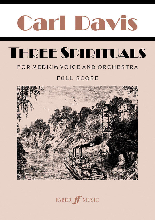 Spirituals 3 Medium Cello Sheet Music VCE/Orch Full Score