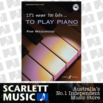 It's Never Too Late To Play Piano Book/CD — view 2