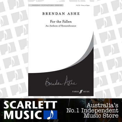 For The Fallen SATB/Piano — view 2