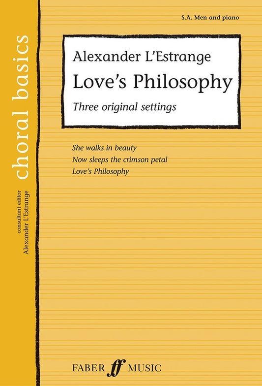 Love's Philosophy SAB/Piano