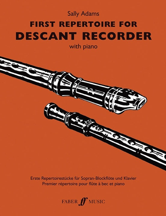 First Repertoire For Descant Recorder Recorder/Piano