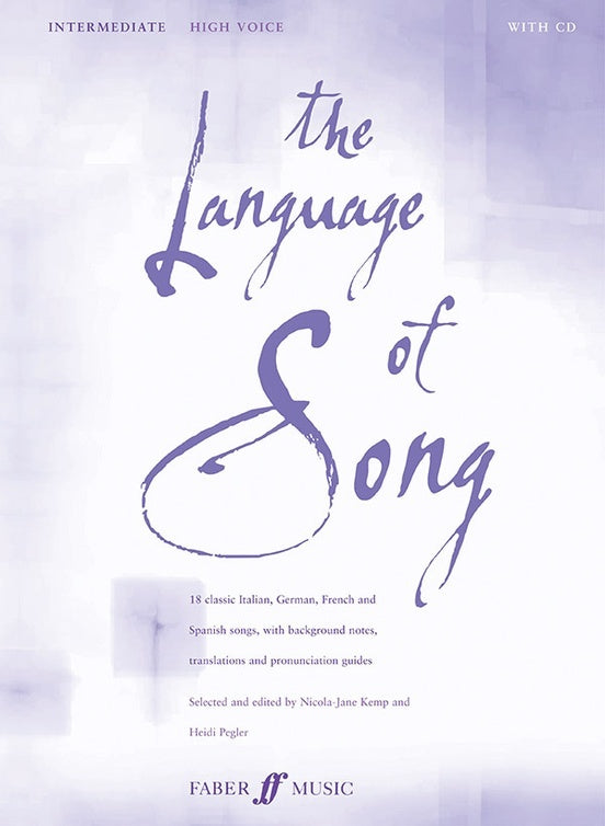 Language Of Song Intermediate High Voice