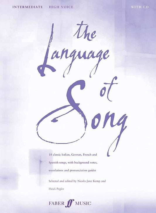 Language Of Song Intermediate High Voice