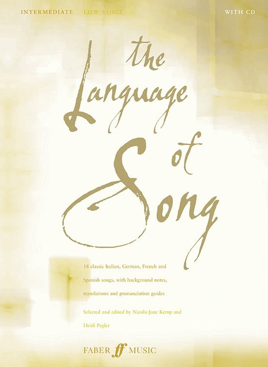 Language Of Song Intermediate Low Voice