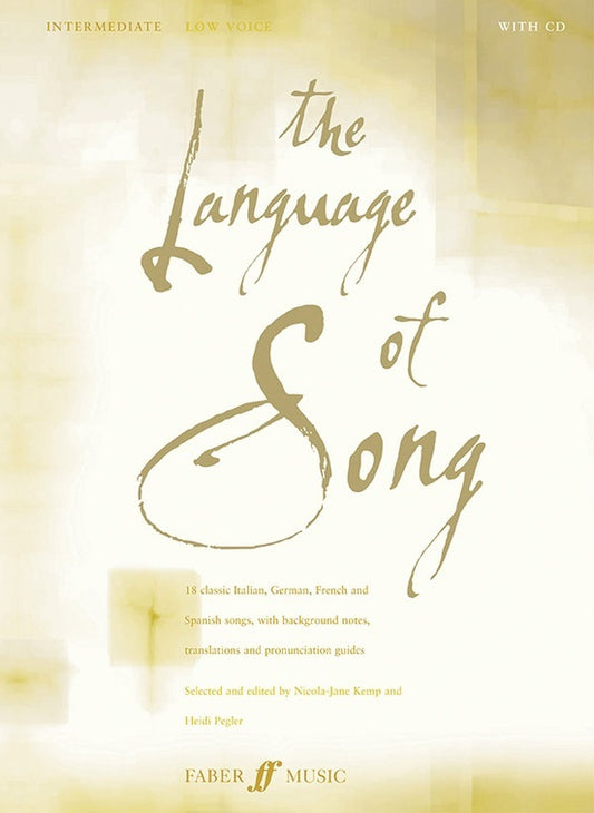 Language Of Song Intermediate Low Voice