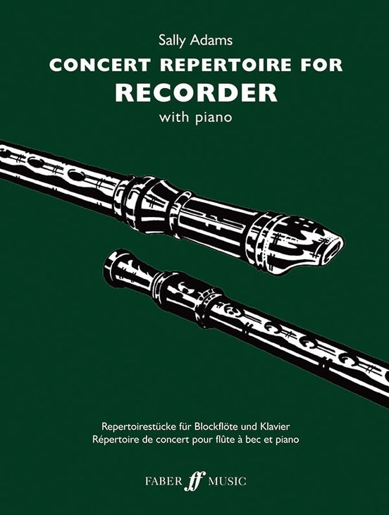 Concert Repertoire For Recorder Rec/Piano