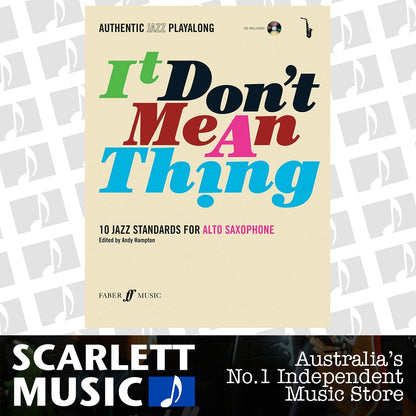 Jazz Playalong It Dont Mean A Thing Alto Sax Book/CD — view 2