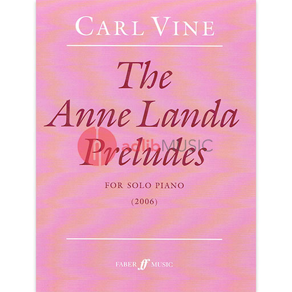Anne Landa Preludes for Piano Solo by Carl Vine - Sheet Music — view 2