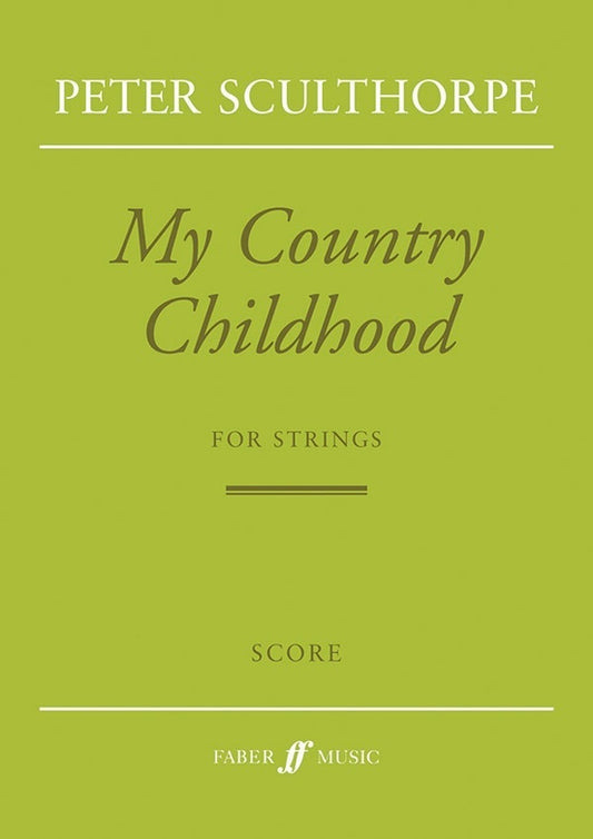 My Country Childhood For Strings - Score