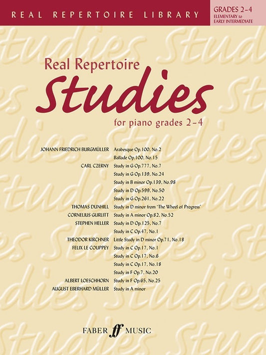 Real Repertoire Studies Piano Grades 2-4