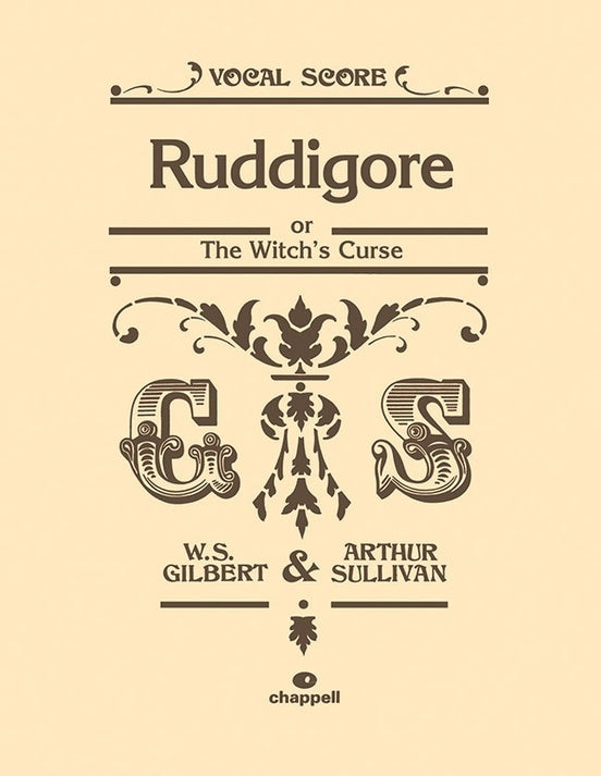 Ruddigore Vocal Score
