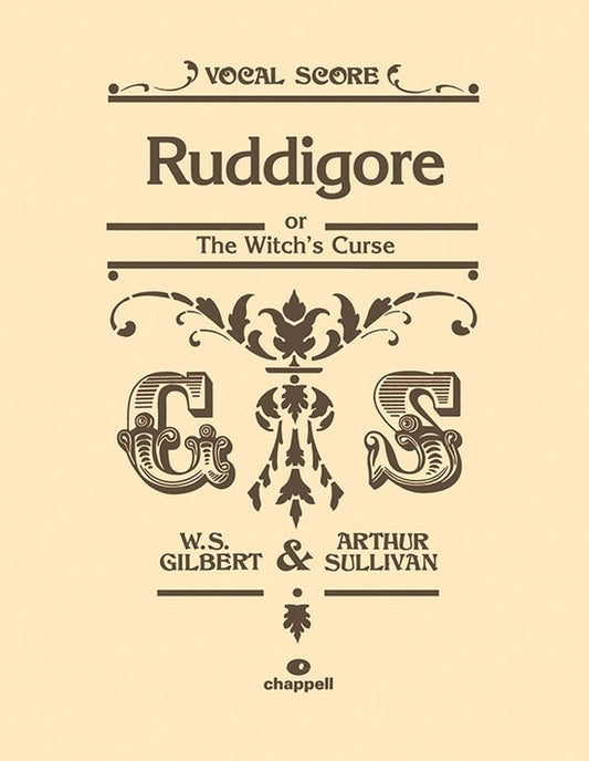 Ruddigore Vocal Score
