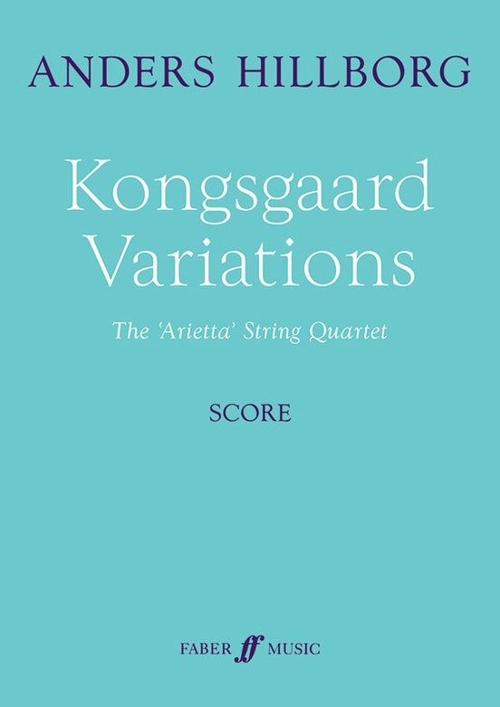 Kongsgaard Variations For String Quartet- Score