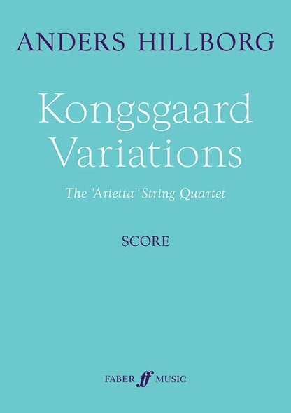 Kongsgaard Variations For String Quartet- Score