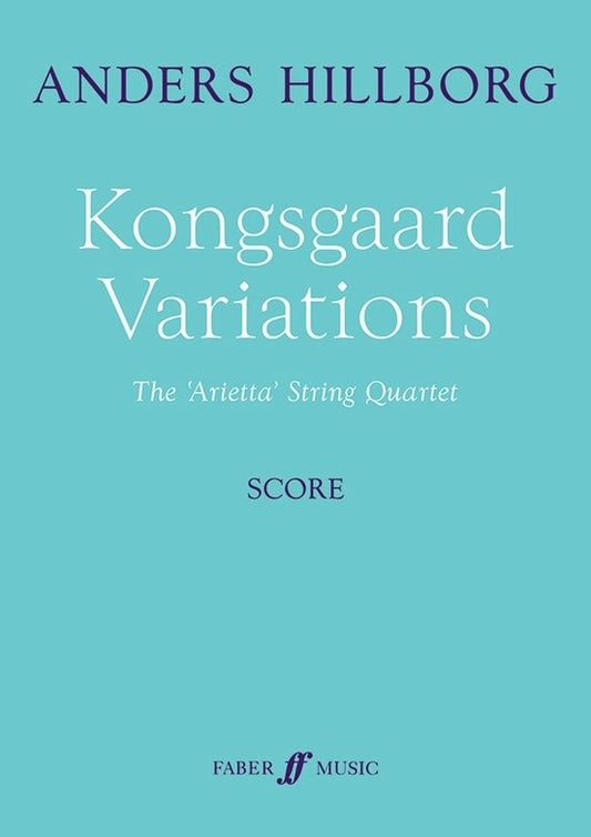 Kongsgaard Variations For String Quartet- Score