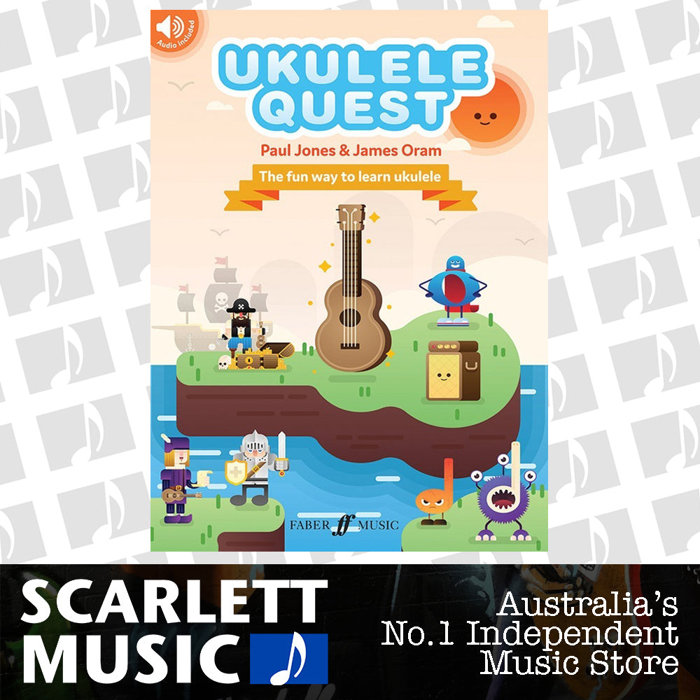 Ukulele Quest Book for Folk Instrument and Ukulele Sheet Music — view 2