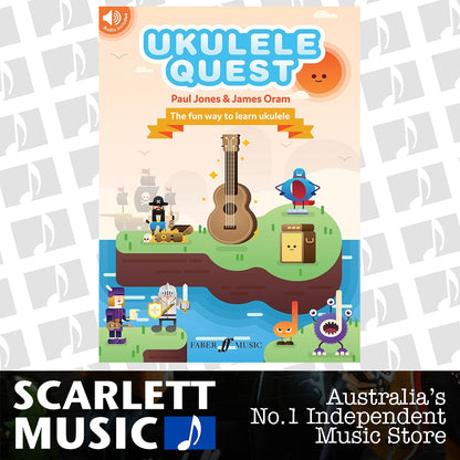 Ukulele Quest Book for Folk Instrument and Ukulele Sheet Music — view 2