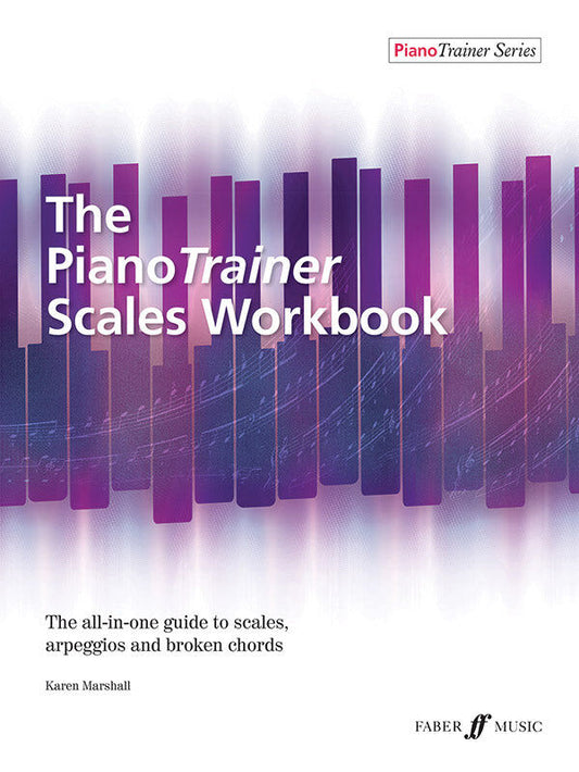 PianoTrainer Scales Workbook for Piano Students - Scales, Arpeggios, Chords, Keyboard Diagrams, Theory Activities - Grade 5 Level