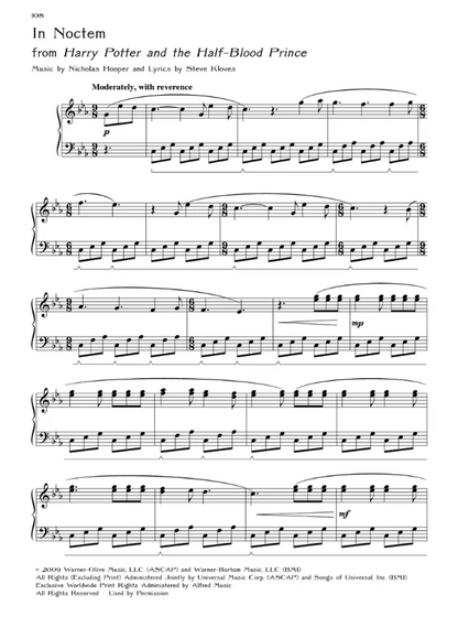 Harry Potter Piano Anthology - Collector's Edition Sheet Music for Intermediate Pianists — view 2
